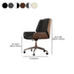 Executive Ergonomic Computer Chair Silver Metal Base Contemporary Office Chair Clearhalo 'furn' 'furn_office_chair' 'Furniture' 'furniture_office_chair' 'Office Chairs' 'Office Furniture' 'office_chair' 1200x1200_ac174331-9be8-46d1-ab7e-72a4bff5237f