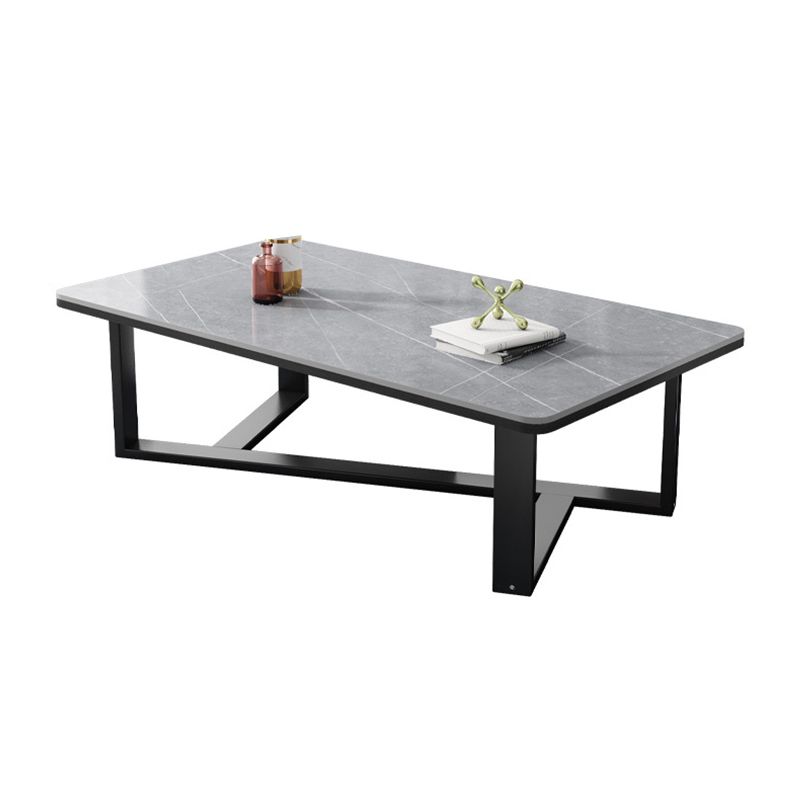 Single Coffee Table Slate Rectangular Coffee Table for Living Room Clearhalo 'Coffee & Accent Tables' 'Coffee Tables' 'coffee_tables' 'furn' 'furn_coffee_tables' 'Furniture' 'Living Room Furniture' 1200x1200_ac17af0e-a3de-44e5-bc2d-31d1f67355b5