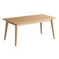 Contemporary Wooden Dining Table Rectangle Table with Wood Legs for Home Use Clearhalo 'Dining Tables & Seating' 'Dining Tables' 'dining_table' 'furn' 'furn_dining_table' 'Furniture' 'Kitchen & Dining Furniture' 1200x1200_ac1a175a-0d90-4a8d-85fc-8dba031c1b0e