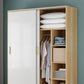 Engineered houten garderobe kast moderne garderobe kast met planken