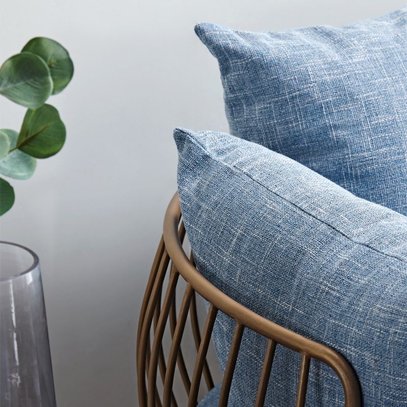 Scandinavian Golden Frame Sofa with Pillow Back Cushion for Living Room Clearhalo 'furn' 'furn_sofas' 'Furniture' 'Living Room Furniture' 'Sofa' 'sofas' 1200x1200_ac1c8bfd-6cb3-421d-96fc-d212cc326e19