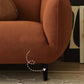 Contemporary Wool Standard Sofa with Tight Back and Tuxedo Arm