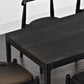 Moderne eetset 1/4/5/6/7 stuks essen massief houten eettafel en stoelen