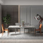 Industrial Style Home Sintered Stone Dining Table 4 Legs Base Rectangle Table Clearhalo ' dining_table' 'Dining Tables & Seating' 'Dining Tables' 'furn' 'furn_dining_table' 'Furniture' 'furniture_dining_table' 'Kitchen & Dining Furniture' 'kitchen&dining_furn' 'kitchen' 'kitchen_dining_table' 1200x1200_ac1ef09b-576d-411b-bfae-123ea51931d5