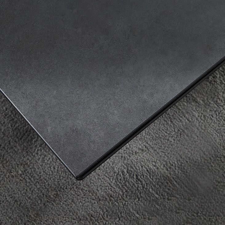 Industrial Black Standard Dining Table Sintered Stone Rectangle Dining Table for Kitchen Clearhalo ' dining_table' 'Dining Tables & Seating' 'Dining Tables' 'furn' 'furn_dining_table' 'Furniture' 'furniture_dining_table' 'Kitchen & Dining Furniture' 'kitchen&dining_furn' 'kitchen' 'kitchen_dining_table' 1200x1200_ac1f4cf5-629d-4d4d-97a8-bb7fc414f4ed
