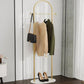 Modern Cheat Rack Free Standing Marble Stone Base Metal Coat Hanger