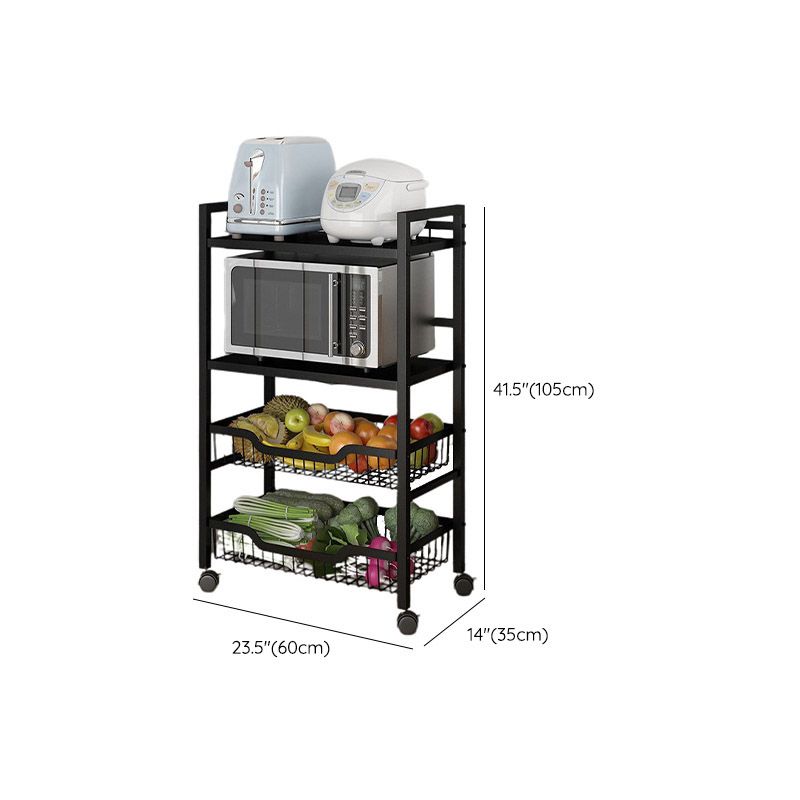 ダイニングルームメタル準備テーブルオープンストレージ長方形の準備テーブル