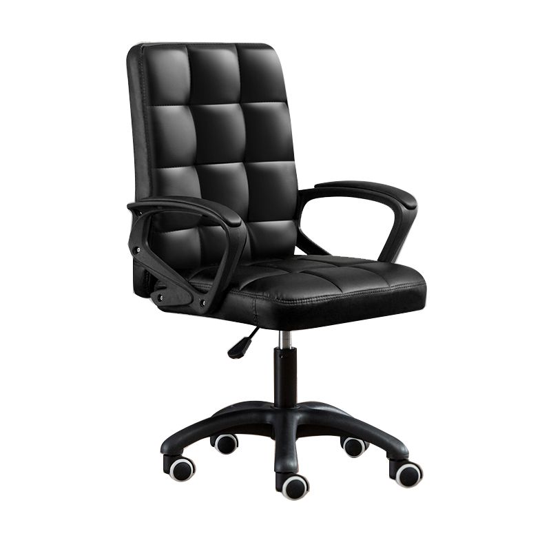 Modern Slide Office Chair Adjustable Seat Height with Wheels Clearhalo 'furn' 'furn_office_chair' 'Furniture' 'Office Chairs' 'Office Furniture' 'office_chair' 1200x1200_ac2660ea-eff1-46c6-82df-b1fae289abc0