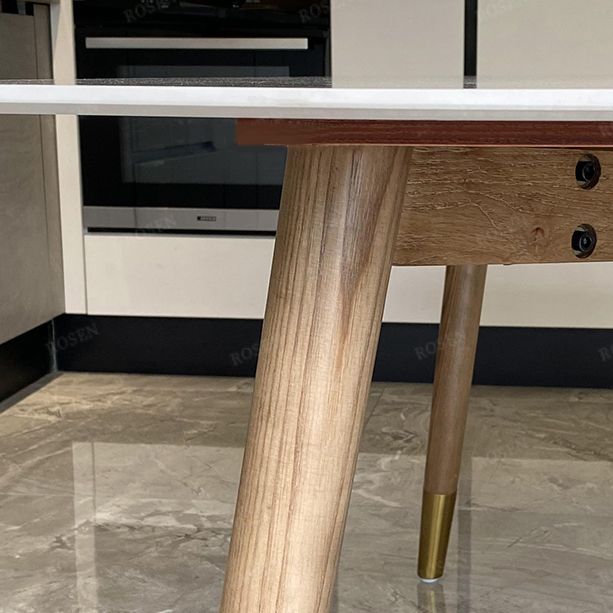 Solid Wood Contemporary Rectangular Table Sintered Stone Top Dining Table with 4 Legs Clearhalo ' dining_table' 'Dining Tables & Seating' 'Dining Tables' 'furn' 'furn_dining_table' 'Furniture' 'furniture_dining_table' 'Kitchen & Dining Furniture' 'kitchen&dining_furn' 'kitchen' 'kitchen_dining_table' 1200x1200_ac2810b7-738f-47de-b06e-844dc2671007