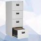 Contemporary File Cabinet Metal Frame Vertical File Cabinet with Lock Office Clearhalo 'Filing Cabinets' 'filling_cabinets' 'furn' 'furn_filling_cabinets' 'Furniture' 'Office Furniture' 1200x1200_ac29524c-e59f-497e-9546-e5e912a7175d