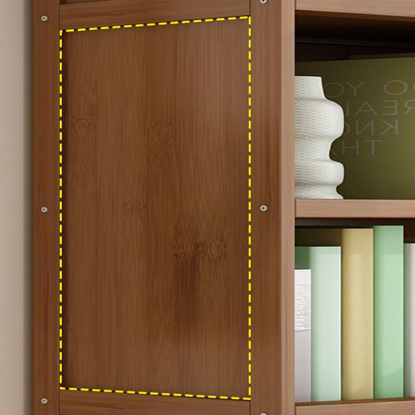 9.9" W Modern Bookcase Matte Finish Closed Back Bookshelf for Study Room Clearhalo 'Bookcases' 'furn' 'furn_bookcases' 'Furniture' 'Office Furniture' 1200x1200_ac2985bb-c50c-49d0-8210-8078053a86a1