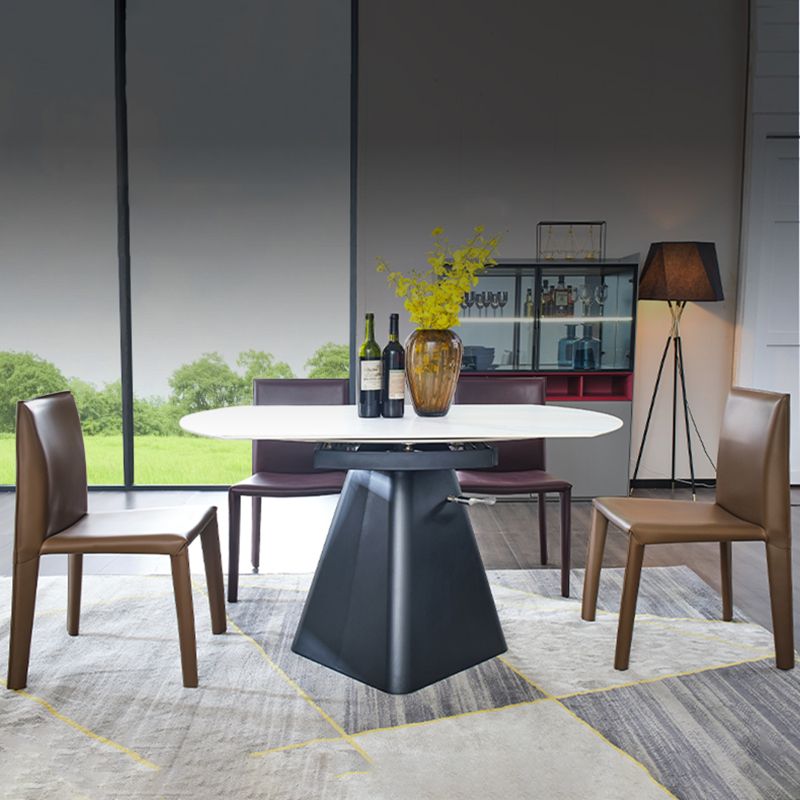 Modern Indoor-Outdoor Dining Room Chairs Dining Armless Leather Chairs (Set of 2) Clearhalo ' kitchen&dining_furn' 'Dining Chairs' 'Dining Tables & Seating' 'dining_chair' 'furn' 'furn_dining_chair' 'Furniture' 'furniture_dining_chair' 'Kitchen & Dining Furniture' 'kitchen' 1200x1200_ac2a1abe-9815-48b1-b1ad-4d9b5ec4b212