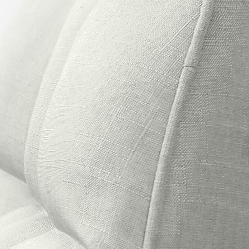 Flared Arm Fabric Simple Sofa Scandinavian Biscuit Back Loveseat