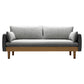 Linen Loose Back Sofa 29.92" High 3-Seat Square Arm Loveseat Clearhalo 'furn' 'furn_sofas' 'Furniture' 'furniture_sofas' 'kitchen' 'kitchen_sofas' 'Living Room Furniture' 'Sofa' 'sofas' 1200x1200_ac2ced52-6e44-4195-a317-02b8e3ea5f19