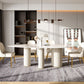 Metal Traditional Luxury Oval Dining Table Sintered Stone Table with White Legs Clearhalo ' dining_table' 'Dining Tables & Seating' 'Dining Tables' 'furn' 'furn_dining_table' 'Furniture' 'furniture_dining_table' 'Kitchen & Dining Furniture' 'kitchen&dining_furn' 'kitchen' 'kitchen_dining_table' 1200x1200_ac2ee148-8d7a-40e6-a73c-efb9ac0dd051