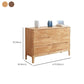 Coffre de rangement en bois massif de 15,6 pouces de largeur, commode de rangement moderne