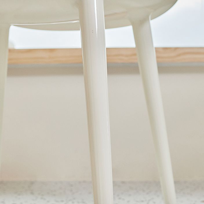 Glam Style Plastic Chair Solid Back Arm Dining Room Kitchen Chairs Set Clearhalo ' kitchen&dining_furn' 'Dining Chairs' 'Dining Tables & Seating' 'dining_chair' 'Furniture' 'furniture_dining_chair' 'Kitchen & Dining Furniture' 'kitchen' 1200x1200_ac2fc81a-2b7b-49af-92a6-759ba66b35ae