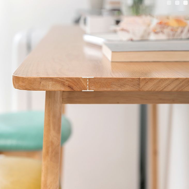 Solid Wood Counter Height Dining Table Contemporary Rectangle Bar Table Clearhalo 'Bar Furniture' 'Bar Tables' 'bar_tables' 'furn' 'furn_bar_tables' 'Furniture' 'Kitchen & Dining Furniture' 1200x1200_ac2fdbfb-5bec-4078-b802-5eba12321528