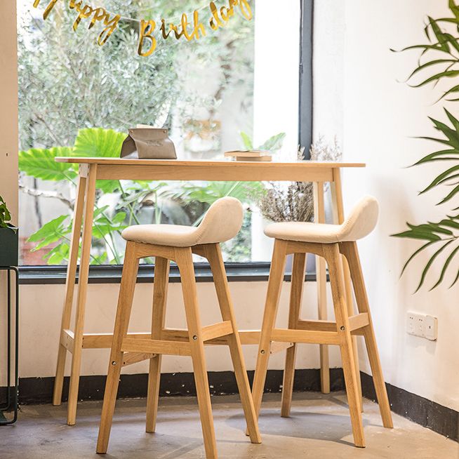 Scandinavian Natural Wood Counter Stools Low Back Bar Stools with Bucket Seat Clearhalo 'Bar Furniture' 'Bar Stools' 'bar_stools' 'furn' 'furn_bar_stools' 'furniture_bar_stools' 'Kitchen & Dining Furniture' 'kitchen&dining_furn' 'kitchen' 'kitchen_furn' Furniture' 1200x1200_ac3278da-716e-4bf1-a2d8-e42a9b5b3fc8