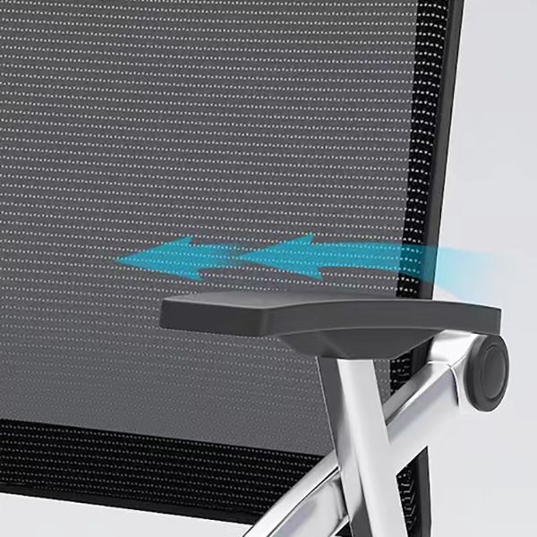 Eigentijdse stijl conferentie stoel metalen frame bureaustoel met arm