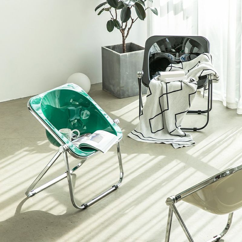 Vouwen Acryl-eetstoel stoel metalen frame binnenstoel binnen de outdoor