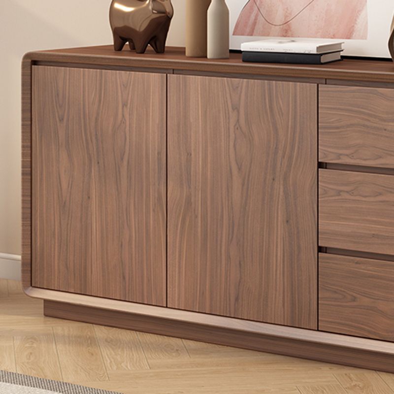 Modern Style Wood Sideboard Cabinet with Cabinets and Drawers Clearhalo 'buffet_sideboard' 'Buffets & Sideboards' 'furn' 'furn_buffet_sideboard' 'Furniture' 'Kitchen & Dining Furniture' 1200x1200_ac362bcc-6974-499a-93b3-52385acbff1d