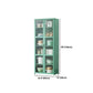 Green Bambus Buffet Server mit einstellbarem Regal Modern Dining Server