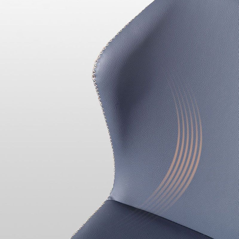 Contemporary Conference Room Wingback Side Chair Leather Dining Chair Clearhalo ' kitchen&dining_furn' 'Dining Chairs' 'Dining Tables & Seating' 'dining_chair' 'furn' 'furn_dining_chair' 'Furniture' 'furniture_dining_chair' 'Kitchen & Dining Furniture' 'kitchen' 1200x1200_ac39efd3-8317-4953-b331-70aa9d9dc532