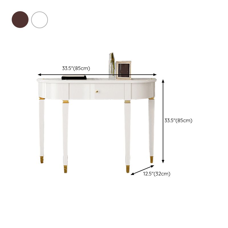 Tavolo da console di legno moderno di metà secolo Tavolo di divano console per la sala