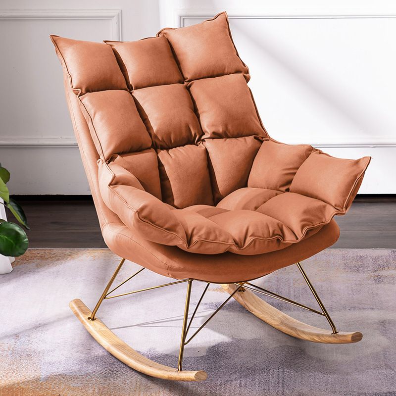 Chaise à bascule de canapé paresseux simple chaise à bascule intérieure pour chambre à coucher