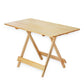 Contemporary Dining Room Wood Table Natural Pine Folding Table Clearhalo 'Dining Tables & Seating' 'Dining Tables' 'dining_table' 'furn' 'furn_dining_table' 'Furniture' 'furniture_dining_table' 'Kitchen & Dining Furniture' 'kitchen' 'kitchen_dining_table' 1200x1200_ac3d3f87-3e2d-4bbf-8111-677e5e242c16