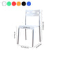 Minimalist Style Plastic Dining Armless Chair Open Back Stackable Dining Side Chair Clearhalo ' kitchen&dining_furn' 'Dining Chairs' 'Dining Tables & Seating' 'dining_chair' 'furn' 'furn_dining_chair' 'Furniture' 'furniture_dining_chair' 'Kitchen & Dining Furniture' 'kitchen' 1200x1200_ac3e4815-e9a4-40d4-9617-55910d63797e