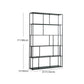 70.87"H Bookcase Black Open Back Modern Style Bookshelf for Home and Office Clearhalo 'Bookcases' 'furn' 'furn_bookcases' 'Furniture' 'furniture_bookcases' 'Office Furniture' 1200x1200_ac3f13bf-3558-40e9-b3aa-21e3dd81e44d