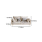 Contemporary Square Arm Settee Couch with Pillows in Beige for 1/2/3/4people Clearhalo 'furn' 'furn_sofas' 'Furniture' 'Living Room Furniture' 'Sofa' 'sofas' 1200x1200_ac3f14d5-8ab8-4057-a7c6-a602749c5ffa