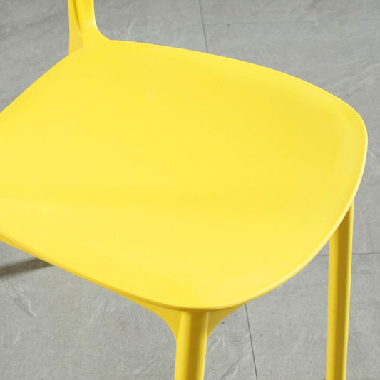 Modern Indoor-Outdoor Plastic Side Chair Open Back Dining Side Chair Clearhalo ' kitchen&dining_furn' 'Dining Chairs' 'Dining Tables & Seating' 'dining_chair' 'furn' 'furn_dining_chair' 'Furniture' 'furniture_dining_chair' 'Kitchen & Dining Furniture' 'kitchen' 1200x1200_ac42f9b3-2a57-4b80-bef8-fc7bb02f7d49