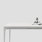 Modern White Sintered Stone Dining Table Rectangle Home Use Table with 4 Legs Clearhalo ' dining_table' 'Dining Tables & Seating' 'Dining Tables' 'Furniture' 'furniture_dining_table' 'Kitchen & Dining Furniture' 'kitchen&dining_furn' 'kitchen' 'kitchen_dining_table' 1200x1200_ac450644-9665-495e-9fc9-d0d788c3c78e