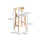 Contemporary Solid Wood Barstool Indoor Bar Stool with Cushion and Low Back Clearhalo 'Bar Furniture' 'Bar Stools' 'bar_stools' 'furn' 'furn_bar_stools' 'furniture_bar_stools' 'Kitchen & Dining Furniture' 'kitchen&dining_furn' 'kitchen' 'kitchen_furn' Furniture' 1200x1200_ac45d666-c12a-40b1-8afa-4c1b82defdd8