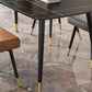 Scandinavian 1/2/5/7 Pieces Furniture Rectangle Stone Dining Table Set for Home