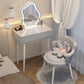 Contemporary Wooden Make-up Vanity in Grey/White With Drawer