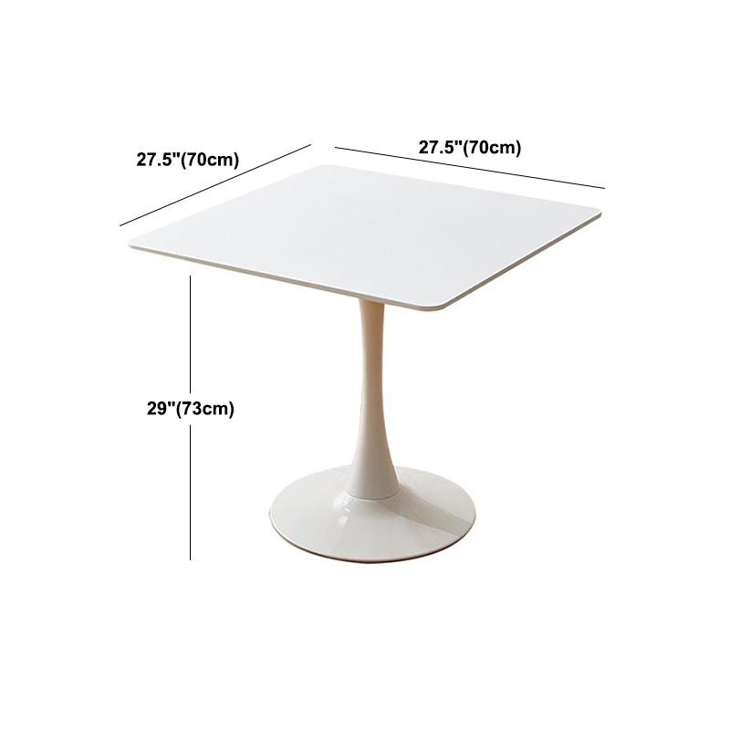 Moderne witte vervaardigde houten tafel Tulp-eettafel voor thuis