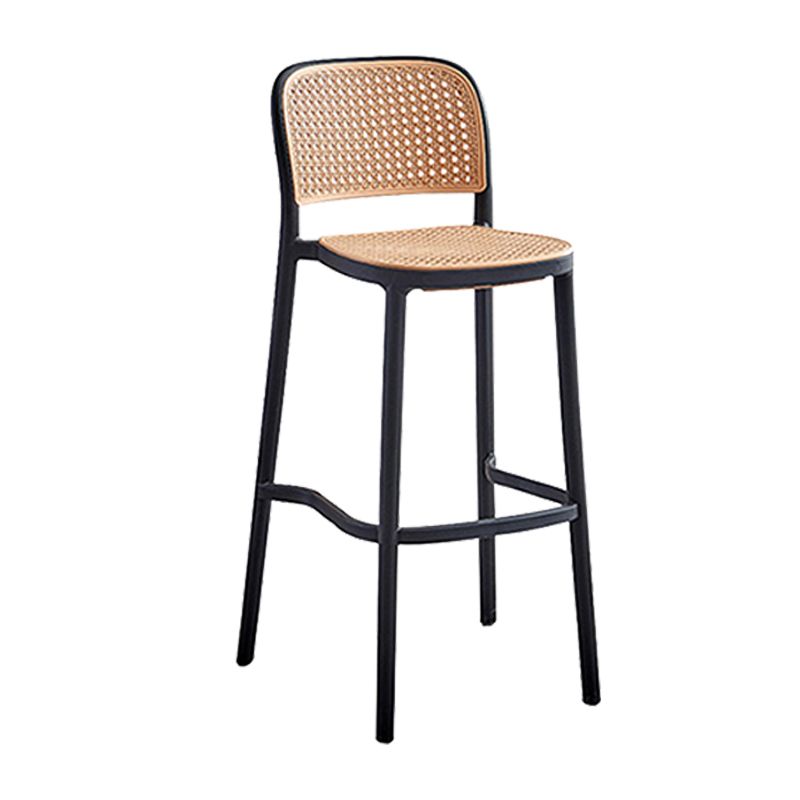 Modern Style Square Bar-stool Plastic Counter Bar Stool for Home Clearhalo 'Bar Furniture' 'Bar Stools' 'bar_stools' 'furn' 'furn_bar_stools' 'Furniture' 'furniture_bar_stools' 'Kitchen & Dining Furniture' 1200x1200_ac4ed012-7b3d-4598-858a-5158d0690a56