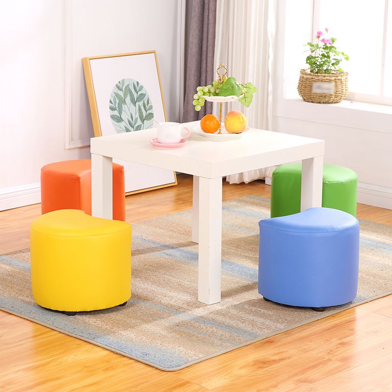 Modern Specialty Target Pouf Plain PU Leather Water Resistant Ottoman Taverna Clearhalo 'furn' 'furn_ottomans_poufs' 'Furniture' 'Living Room Furniture' 'Ottomans & Poufs' 'ottomans_poufs' 1200x1200_ac4f1e7c-d722-4be7-bcd2-ae113d670f68