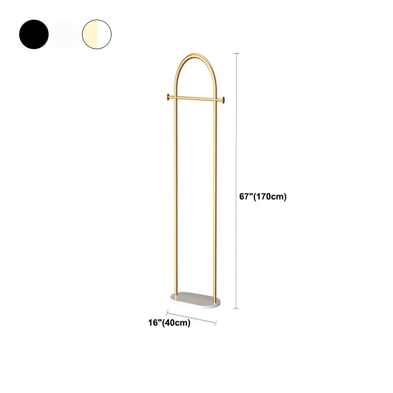 Moderne Metallbeschattierungs Rack Hängende Schiene und 2 Haken Eingangshalle Baumbaum