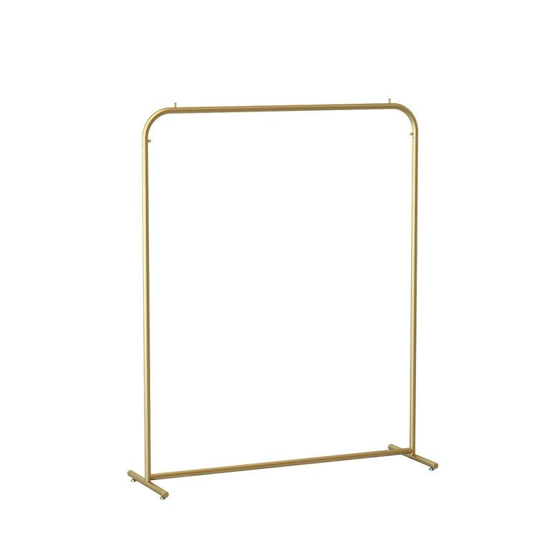 Glam Style Entry Hall Tree Metal Standing Coat Hanger for Living Room