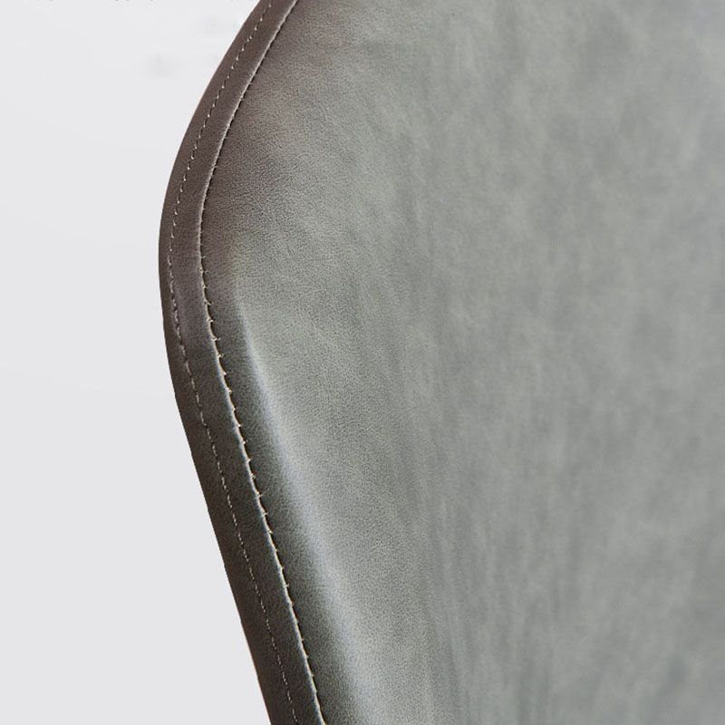 Industrial Style Leather Dining Side Chairs Solid Back Chair for Kitchen(Set of 2) Clearhalo ' kitchen&dining_furn' 'Dining Chairs' 'Dining Tables & Seating' 'dining_chair' 'furn' 'furn_dining_chair' 'Furniture' 'furniture_dining_chair' 'Kitchen & Dining Furniture' 'kitchen' 1200x1200_ac5531f2-35b9-48a5-96db-6461d336d164