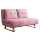 Cadre de futon pliable glamour avec canapé-lit de Futon en velours de 31,5 "de largeur en rose
