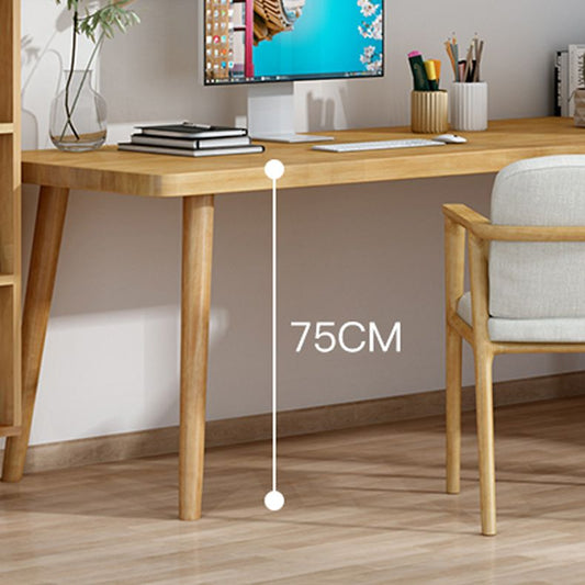 Stile moderno a forma a L tavolo da scrittura in legno solido scrivania