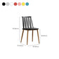 Modern Style Chair Plastic Armless Dining Chair with Metal Base
