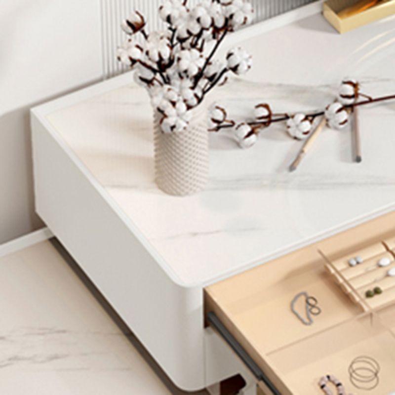 Hedendaagse make -up ijdelheid bureau leisteen top ijdelheid kleedtafel set