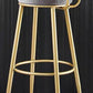 Scandinavian Round Armless Counter Stools Upholstered Bar Stools for Home Clearhalo 'Bar Furniture' 'Bar Stools' 'bar_stools' 'furn' 'furn_bar_stools' 'Furniture' 'furniture_bar_stools' 'Kitchen & Dining Furniture' 1200x1200_ac5ca25b-c2f1-4ff1-ab68-7fc9aa42b12b
